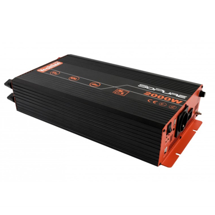 Inversor Vechline Onda Pura 2000W con USB 1 salida (RASTRO)